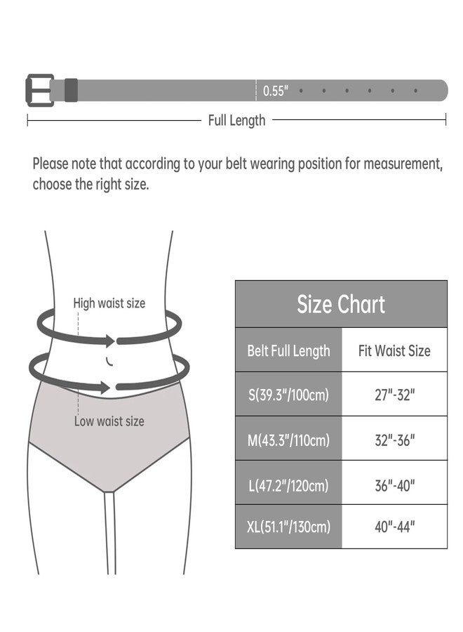 JASGOOD 4 Pack Skinny Women Leather Belt for Dresses Thin Waist Belt for Jeans Pants with Gold Buckle - Image 5
